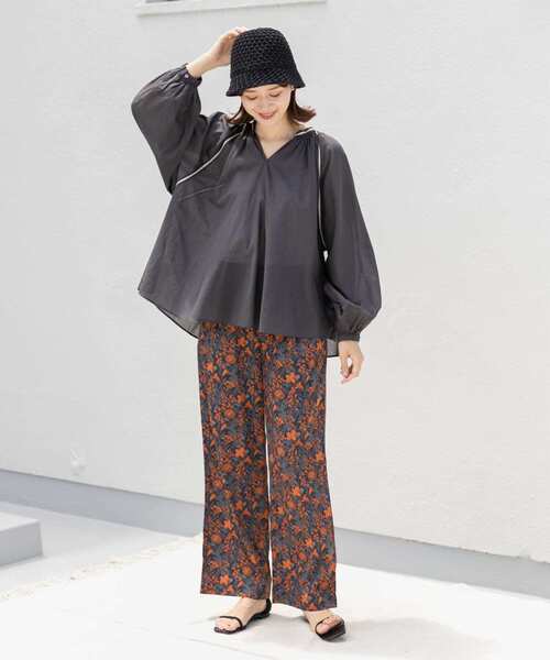 新品未使用タグ付き　リネンハシゴレースブラウス　アーバンリサーチドアーズ URBAN RESEARCH DOORS（アーバンリサーチドアーズ）の「リネン