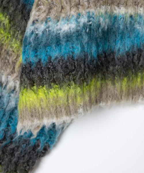 WEGO（ウィゴー）の「WEGO/マルチボーダーブラッシュニットショートプルオーバー（ニット/セーター・レディース・その他3/その他1/その他2・FREE）」の7枚目の写真