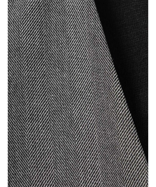 mizuiro ind チェックVネックリバーシブルベスト