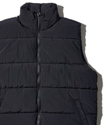 stand collar padding vest / スタンドカラー中綿ダウンベスト