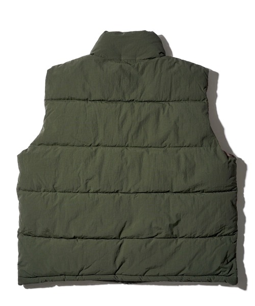 未使用品stand collar padded vest　暖かな中綿ベスト セール】stand collar padding vest / スタンドカラー中綿ダウン