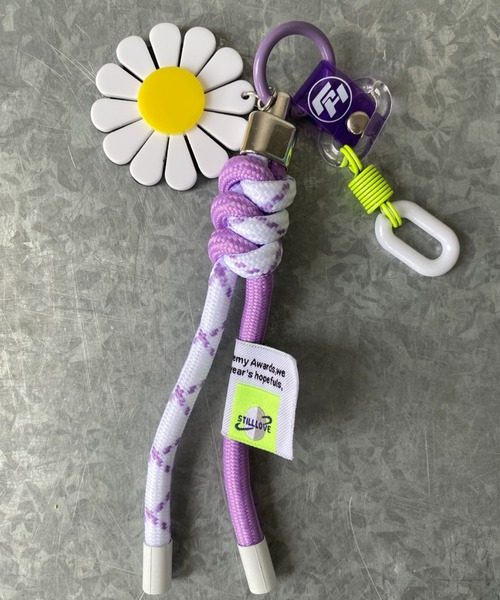 Y2K SYNAPSE FACTORY（ワイツーケー シナプスファクトリー）の「Handmade Paracord Keychain1（スマホグッズ・レディース・ライラック系1/ライトグリーン系2/ピンク系1/ライラック系2/ライトグリーン系1・FREE）」の5枚目の写真