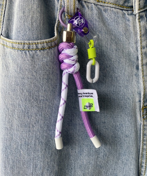 Y2K SYNAPSE FACTORY（ワイツーケー シナプスファクトリー）の「Handmade Paracord Keychain1（スマホグッズ・レディース・ライラック系1/ライトグリーン系2/ピンク系1/ライラック系2/ライトグリーン系1・FREE）」の22枚目の写真