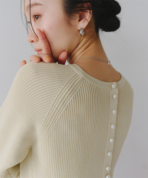 フレアスリーブニットワンピース（ワンピース）｜titivate