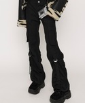 SHINYFIELDLOOSE パンツ　SLY シルバー　Y2K スライ　カーゴ SLY（スライ）の「MICHI x SLY ADJUST WAIST W CARGO ミチ