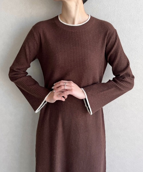 LOWRYS FARM（ローリーズファーム）の「ハイショクフレアニット