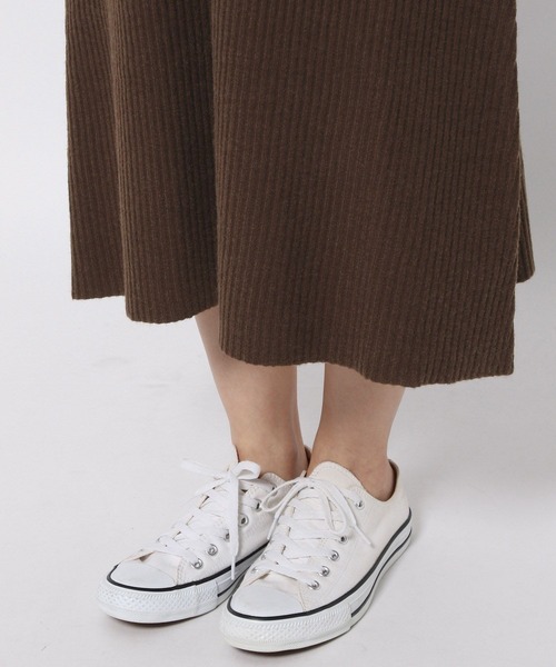 LOWRYS FARM（ローリーズファーム）の「ハイショクフレアニットワンピース　704534（ワンピース・レディース・ブラウン/アイボリー/グリーン/ブラック・FREE）」の15枚目の写真