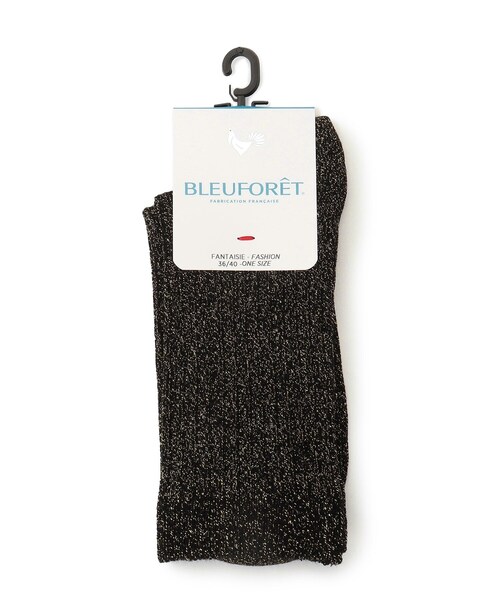 BLEU FORET（ブルーフォレ）の「◆BLEU FORET（ブルーフォレ）ラメソックス（ソックス/靴下・レディース・ブラック・00）」の2枚目の写真