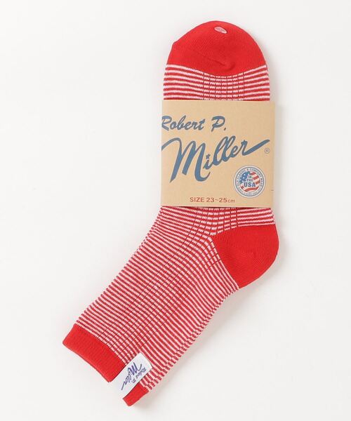 MILLER（ミラー）の「【Robert P. Miller】ロバート・ピー・ミラー 1P Crew Socks ボーダー クルーソックス 靴下 326C（ソックス/靴下・レディース・その他4/その他5/その他3/その他1/その他7/その他6/その他2/その他8/その他10/その他13/その他11/その他14/その他9/その他12・FREE）」の3枚目の写真