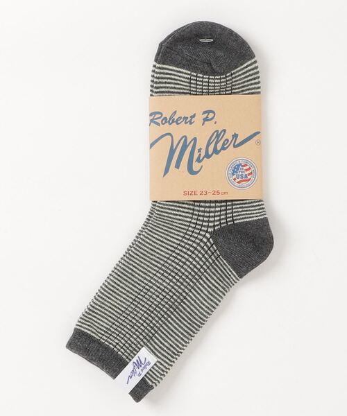 MILLER（ミラー）の「【Robert P. Miller】ロバート・ピー・ミラー 1P Crew Socks ボーダー クルーソックス 靴下 326C（ソックス/靴下・レディース・その他4/その他5/その他3/その他1/その他7/その他6/その他2/その他8/その他10/その他13/その他11/その他14/その他9/その他12・FREE）」の6枚目の写真