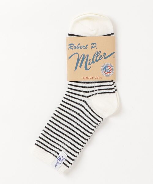 MILLER（ミラー）の「【Robert P. Miller】ロバート・ピー・ミラー 1P Crew Socks ボーダー クルーソックス 靴下 326C（ソックス/靴下・レディース・その他4/その他5/その他3/その他1/その他7/その他6/その他2/その他8/その他10/その他13/その他11/その他14/その他9/その他12・FREE）」の8枚目の写真