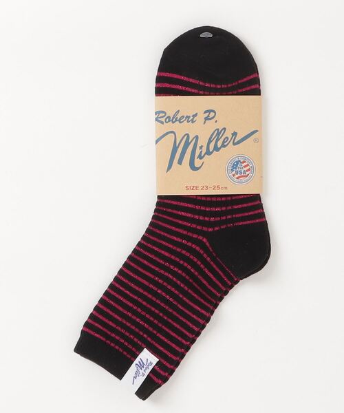MILLER（ミラー）の「【Robert P. Miller】ロバート・ピー・ミラー 1P Crew Socks ボーダー クルーソックス 靴下 326C（ソックス/靴下・レディース・その他4/その他5/その他3/その他1/その他7/その他6/その他2/その他8/その他10/その他13/その他11/その他14/その他9/その他12・FREE）」の9枚目の写真