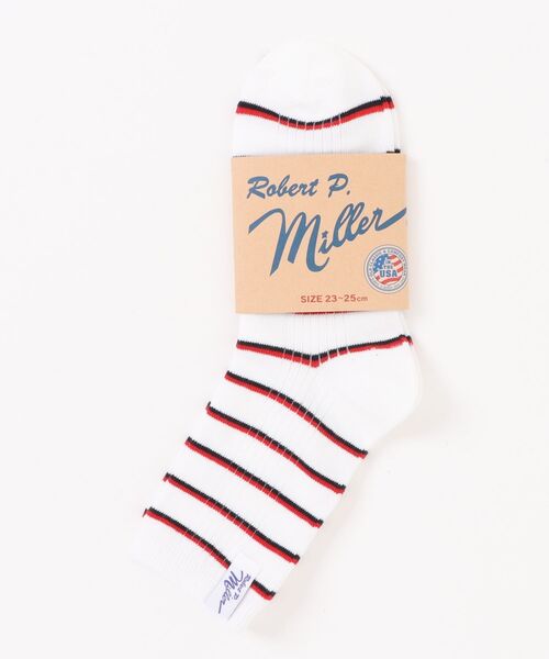 MILLER（ミラー）の「【Robert P. Miller】ロバート・ピー・ミラー 1P Crew Socks ボーダー クルーソックス 靴下 326C（ソックス/靴下・レディース・その他4/その他5/その他3/その他1/その他7/その他6/その他2/その他8/その他10/その他13/その他11/その他14/その他9/その他12・FREE）」の13枚目の写真