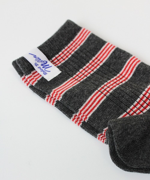 MILLER（ミラー）の「【Robert P. Miller】ロバート・ピー・ミラー 1P Crew Socks ボーダー クルーソックス 靴下 326C（ソックス/靴下・レディース・その他4/その他5/その他3/その他1/その他7/その他6/その他2/その他8/その他10/その他13/その他11/その他14/その他9/その他12・FREE）」の16枚目の写真