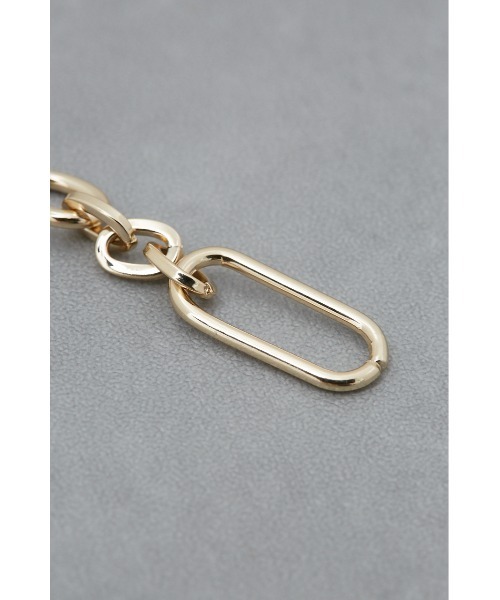 AZUL by moussy（アズールバイマウジー）の「アシンメトリーチェーンピアス（ピアス（両耳用）・レディース・シルバー/ゴールド系その他・FREE）」の9枚目の写真