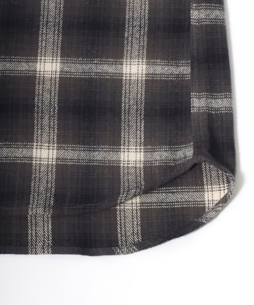 MARUKAWA（マルカワ）の「ネル オンブレチェック レギュラーワークシャツ（シャツ/ブラウス・メンズ・イエロー/ブラック/レッド/グリーン/カーキ/チャコール/ネイビー/ベージュ・M/L/LL）」の19枚目の写真