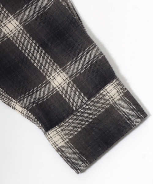 MARUKAWA（マルカワ）の「ネル オンブレチェック レギュラーワークシャツ（シャツ/ブラウス・メンズ・イエロー/ブラック/レッド/グリーン/カーキ/チャコール/ネイビー/ベージュ・M/L/LL）」の20枚目の写真