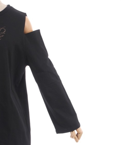axes femme POETIQUE(アクシーズファムポエティック)の「刺繍オフショルロンT(Tシャツ/カットソー・レディース・サックスブルー/ブラック/ピンク・MEDIUM)」の22枚目の写真