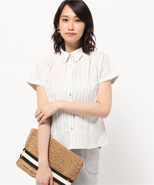 DISCOAT(ディスコート)の「【Discoat】ブロードレギュラー半袖シャツ(シャツ/ブラウス・レディース・その他20/コバルトブルー/その他18/ホワイト・MEDIUM/LARGE)」の15枚目の写真