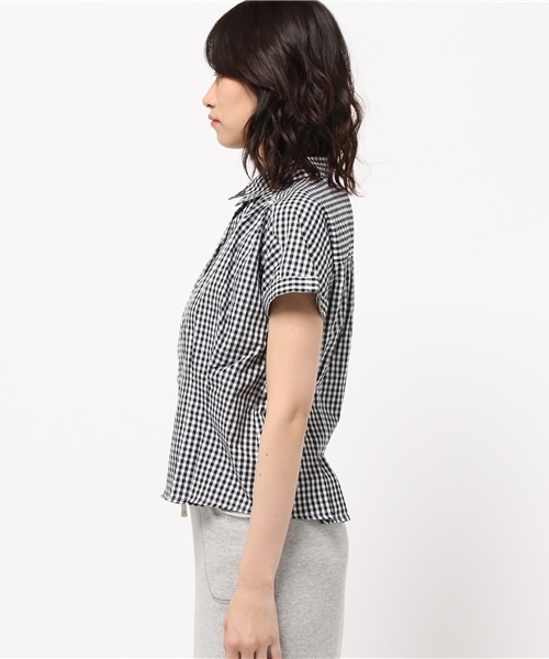 DISCOAT(ディスコート)の「【Discoat】ブロードレギュラー半袖シャツ(シャツ/ブラウス・レディース・その他20/コバルトブルー/その他18/ホワイト・MEDIUM/LARGE)」の6枚目の写真