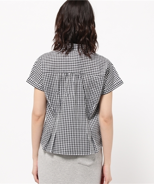 DISCOAT(ディスコート)の「【Discoat】ブロードレギュラー半袖シャツ(シャツ/ブラウス・レディース・その他20/コバルトブルー/その他18/ホワイト・MEDIUM/LARGE)」の7枚目の写真