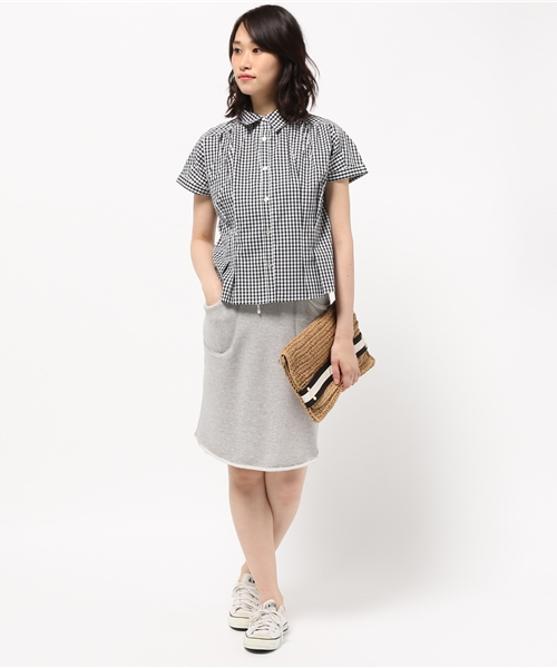 DISCOAT(ディスコート)の「【Discoat】ブロードレギュラー半袖シャツ(シャツ/ブラウス・レディース・その他20/コバルトブルー/その他18/ホワイト・MEDIUM/LARGE)」の8枚目の写真