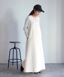 fredy emue | キルティングジャンスカ(ジャンパースカート)