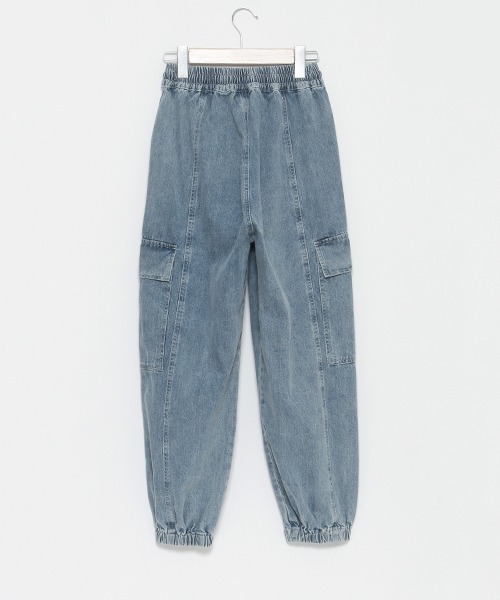 LOVETOXIC（ラブトキシック）の「【LTXC】デニム・迷彩カーゴパンツ（その他パンツ・キッズ・ブルー/カーキ・M/L/S/LL）」の4枚目の写真