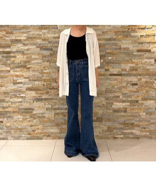 ROLLA'S（ローラス）の「EASTCOAST FLARE（デニムパンツ・レディース・インディゴブルー・24/25/27/26）」の9枚目の写真