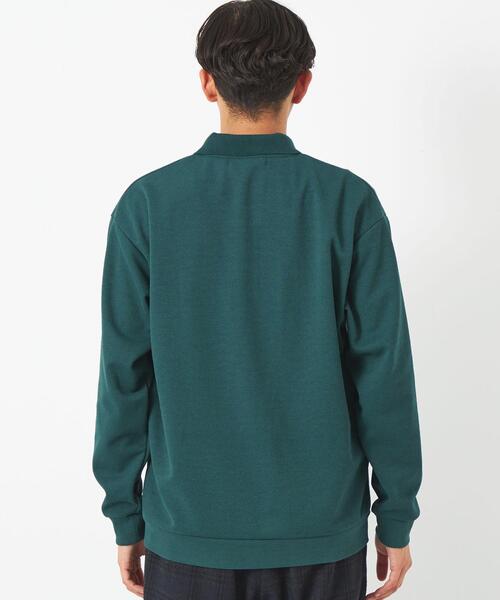 green label relaxing（グリーンレーベルリラクシング）の「ブークレダンボール ポロシャツ（ポロシャツ・メンズ・ダークグリーン/ブラック/ライトグレー・M/XL/L/S）」の7枚目の写真