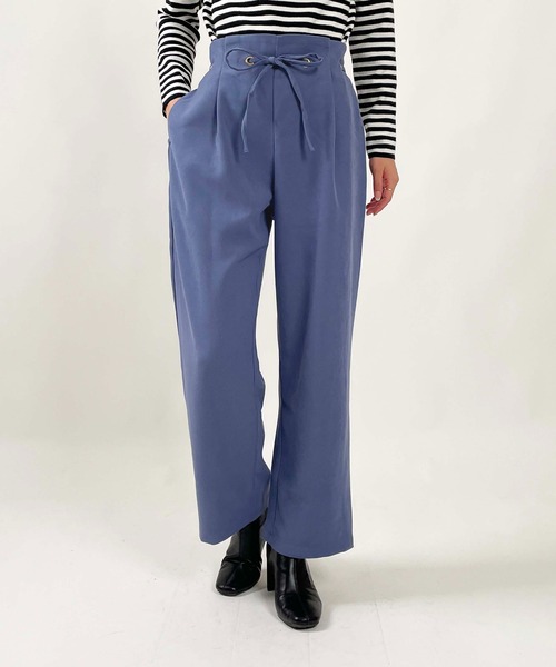 レディース ドロストパンツ セール】ハイウエストドロストパンツ（その他パンツ）｜PICCIN