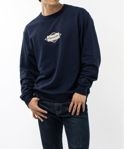 Reebok(リーボック)の「クラシック クルース ウェット / CLASSIC SG CREW SWEAT(スウェット・メンズ・マルーン/ヘザーグレー/ネイビー・X-LARGE/MEDIUM/LARGE/X-SMALL/SMALL/XX-LARGE)」の3枚目の写真