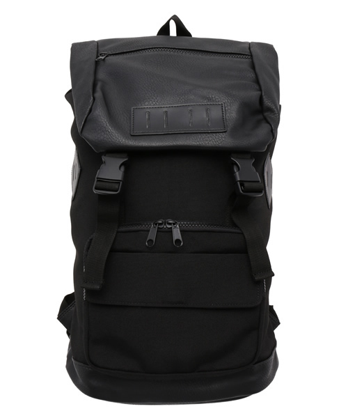 WEGO(ウィゴー)の「WEGO/フェイクレザーコンビバックパック(バックパック/リュック・メンズ・ダークグリーン/ネイビー/ブラック/グレー・FREE)」の21枚目の写真