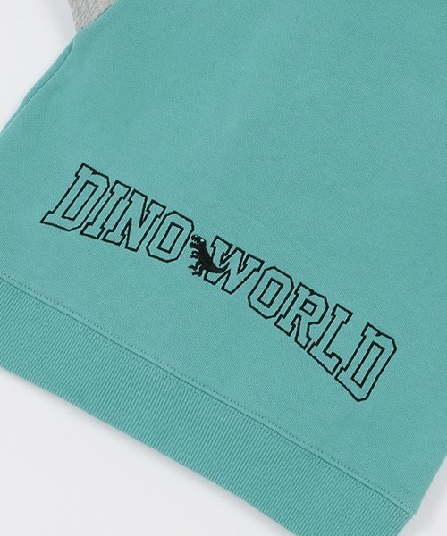 kladskap（クレードスコープ）の「恐竜配色ジップアップパーカ（Tシャツ/カットソー・キッズ・ブルー/アイボリー・90cm/100cm/110cm/120cm/130cm）」の10枚目の写真