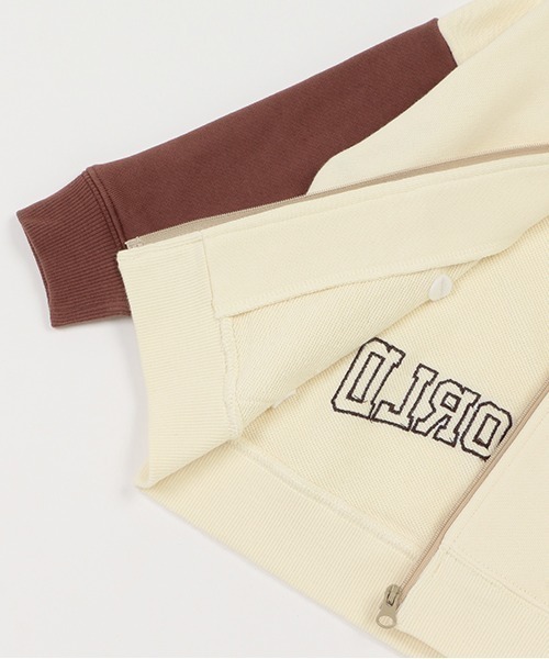 kladskap（クレードスコープ）の「恐竜配色ジップアップパーカ（Tシャツ/カットソー・キッズ・ブルー/アイボリー・90cm/100cm/110cm/120cm/130cm）」の13枚目の写真