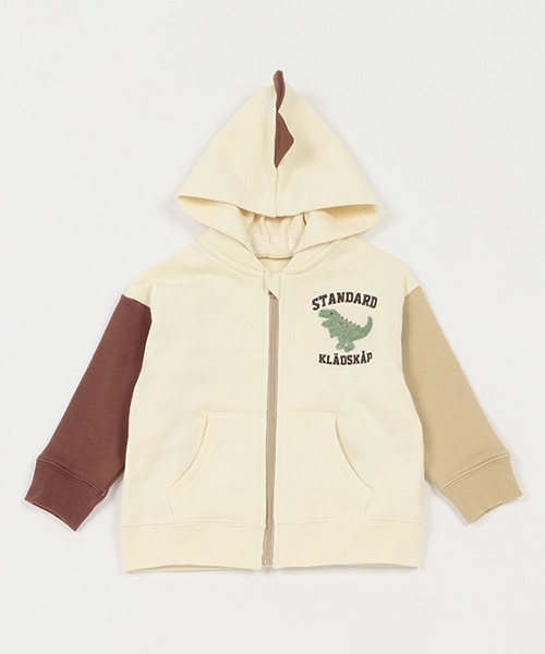 kladskap（クレードスコープ）の「恐竜配色ジップアップパーカ（Tシャツ/カットソー・キッズ・ブルー/アイボリー・90cm/100cm/110cm/120cm/130cm）」の21枚目の写真