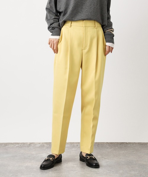 BARNYARDSTORM（バンヤードストーム）の「BARNYARDSTORM / タックテーパードパンツ（その他パンツ・レディース・オフホワイト/グレー/イエロー・0/1/2）」の14枚目の写真