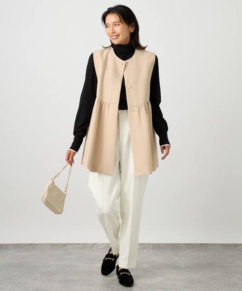 BARNYARDSTORM（バンヤードストーム）の「BARNYARDSTORM / タックテーパードパンツ（その他パンツ・レディース・オフホワイト/グレー/イエロー・0/1/2）」の11枚目の写真