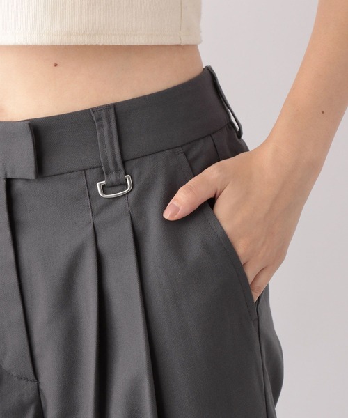 RAGEBLUE（レイジブルー）の「ハイウエスト/ルーズカーゴスラックス（カーゴパンツ・レディース・ライトブルー/グレー・FREE）」の8枚目の写真