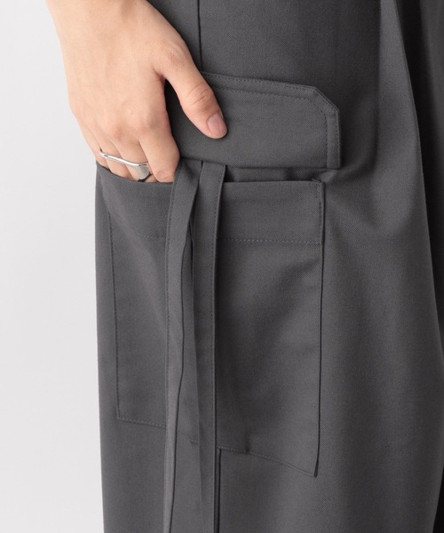 RAGEBLUE（レイジブルー）の「ハイウエスト/ルーズカーゴスラックス（カーゴパンツ・レディース・ライトブルー/グレー・FREE）」の12枚目の写真