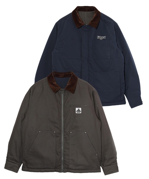 XLARGE(エクストララージ)の「RIVERSIBLE WORK JACKET(ブルゾン・メンズ・オリーブ/グレー/ブラック・S/L/XL/M)」の2枚目の写真