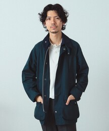 Barbour | Barbour × BEAMS F / 別注 BEDALE CLASSIC FIT ピーチスキン ジャケット(ブルゾン)