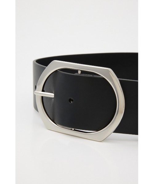 SLY（スライ）の「WIDE BUCKLE BELT ワイド バックル ベルト（ベルト・レディース・ブラック・FREE）」の4枚目の写真