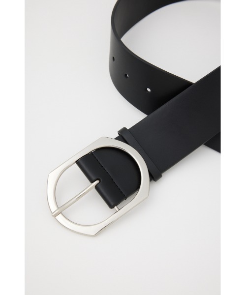 SLY（スライ）の「WIDE BUCKLE BELT ワイド バックル ベルト（ベルト・レディース・ブラック・FREE）」の8枚目の写真