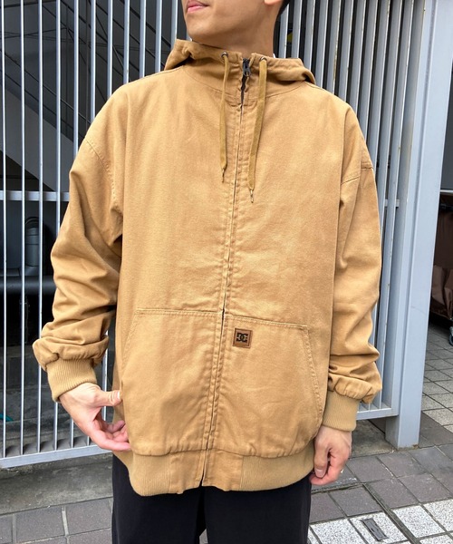 DC(ディーシー)の「DC/ディーシー ワークジャケット デニム ワンポイント ウォッシュ加工 DJK241003(その他アウター・メンズ・スミクロ/ライトブルー/ライトブラウン・L/XL/M)」の1枚目の写真