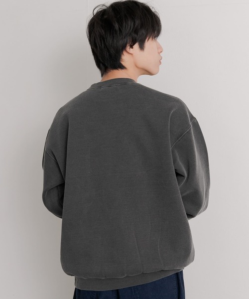 SENSE OF PLACE by URBAN RESEARCH(センスオブプレイスバイアーバンリサーチ)の「フェードスウェットシャツ(スウェット・メンズ・ブラック/グリーン/ライトブルー・MEDIUM/LARGE)」の17枚目の写真