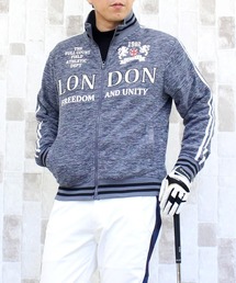 TopIsm（トップイズム）の「ロゴプリント ゴルフ フリースジップアップジャケット ゴルフウェア（ゴルフグッズ）」