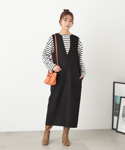 N.（N. Natural Beauty Basic）（エヌエヌナチュラルビューティーベーシック）の「◆バスクボーダーＴシャツ（Tシャツ/カットソー・レディース・ホワイト×パープル/ホワイト×ブラック/ホワイト×ピンク・MEDIUM）」の17枚目の写真