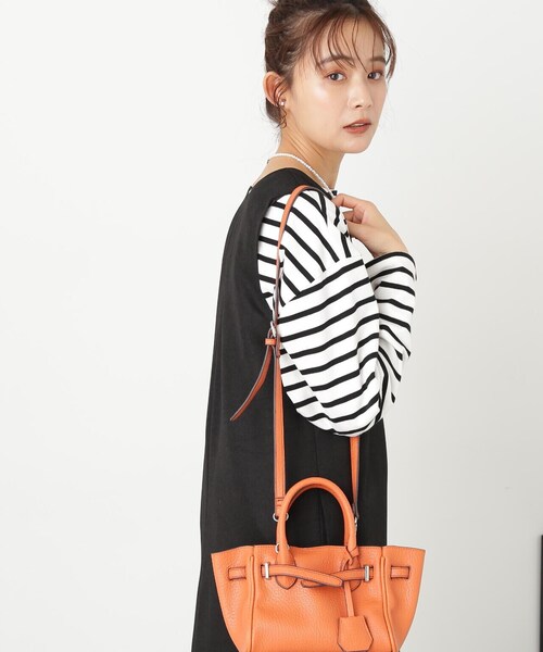 N.（N. Natural Beauty Basic）（エヌエヌナチュラルビューティーベーシック）の「◆バスクボーダーＴシャツ（Tシャツ/カットソー・レディース・ホワイト×パープル/ホワイト×ブラック/ホワイト×ピンク・MEDIUM）」の19枚目の写真