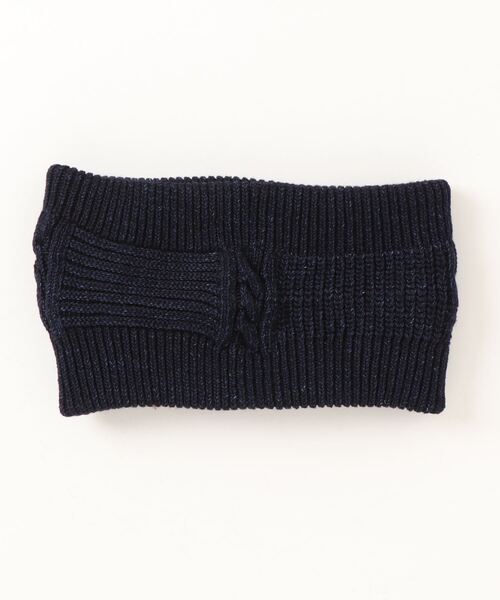 ANONYMOUSISM(アノニマスイズム)の「AnonymousIsm INDIGO CABLE HAIRBAND/ケーブル/ヘアバンド/アノニマスイズム(ヘアバンド・メンズ・ネイビー/インディゴブルー・FREE)」の2枚目の写真